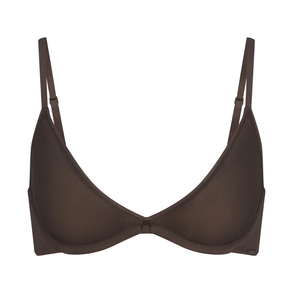 SKIMS Weightless Scoop Bra in Espresso